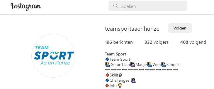 team sport instagram